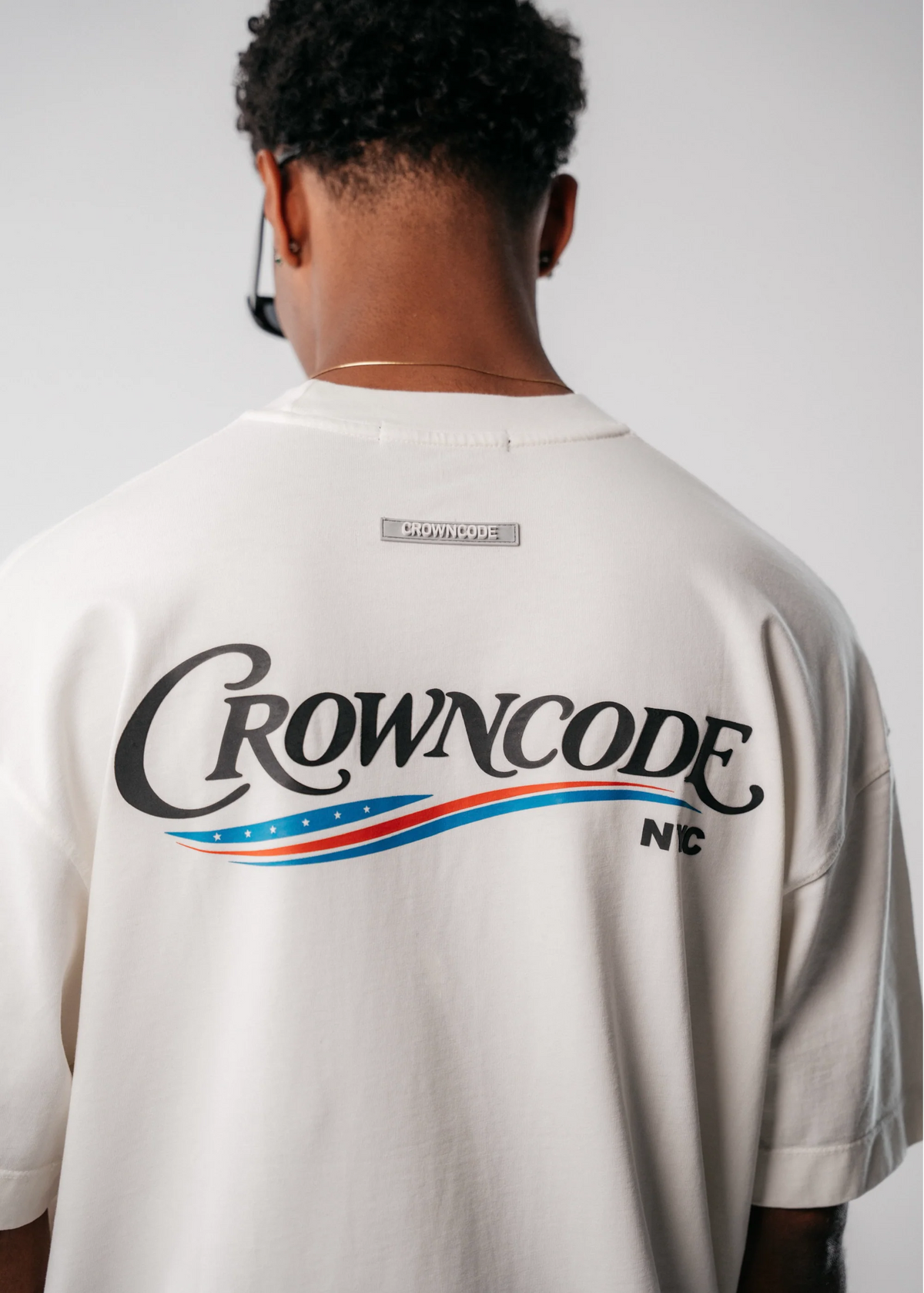 Crowncode camiseta NyC - off white