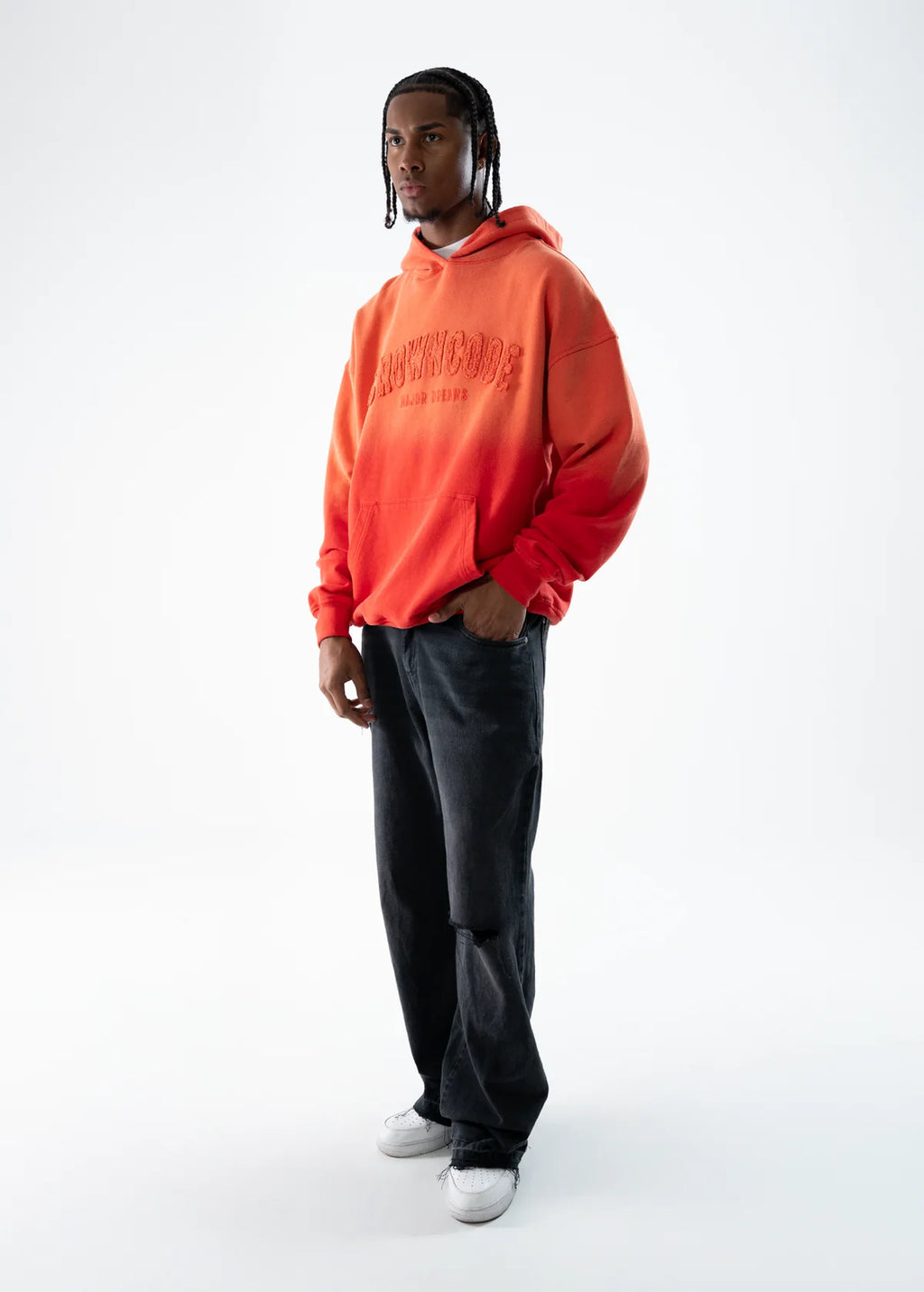 Crowncode jean flared - negro