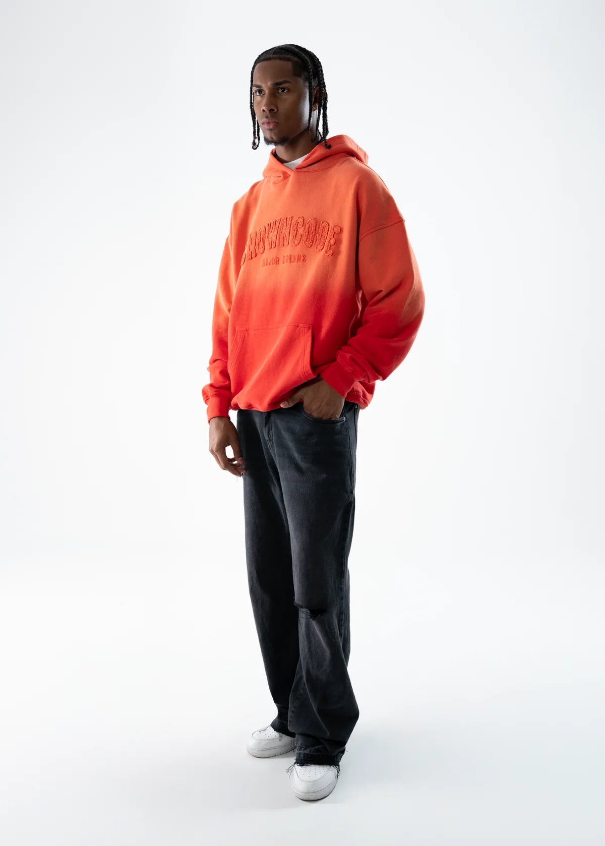 Crowncode jean flared - negro