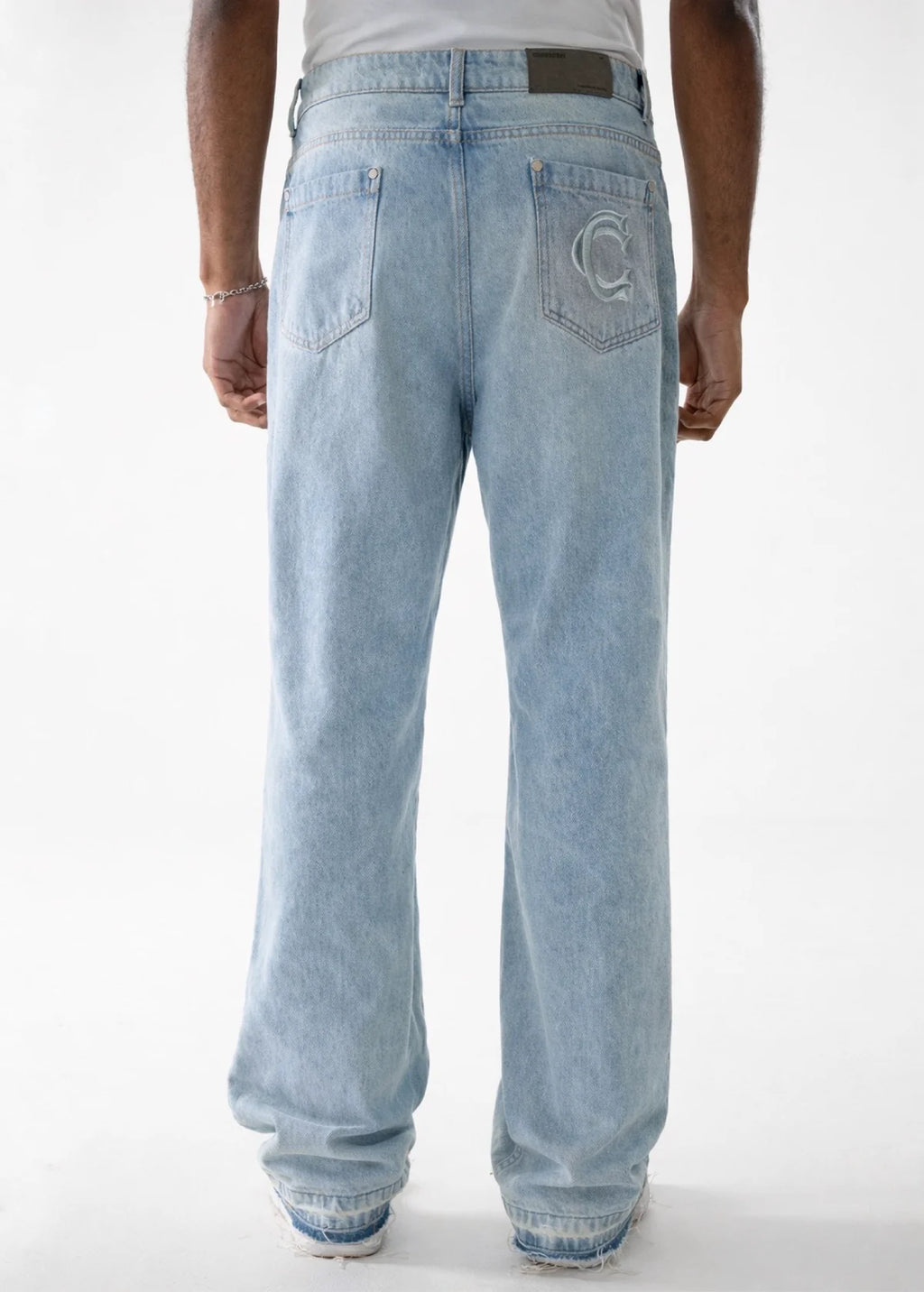 Crowncode jean flared - azul oceano