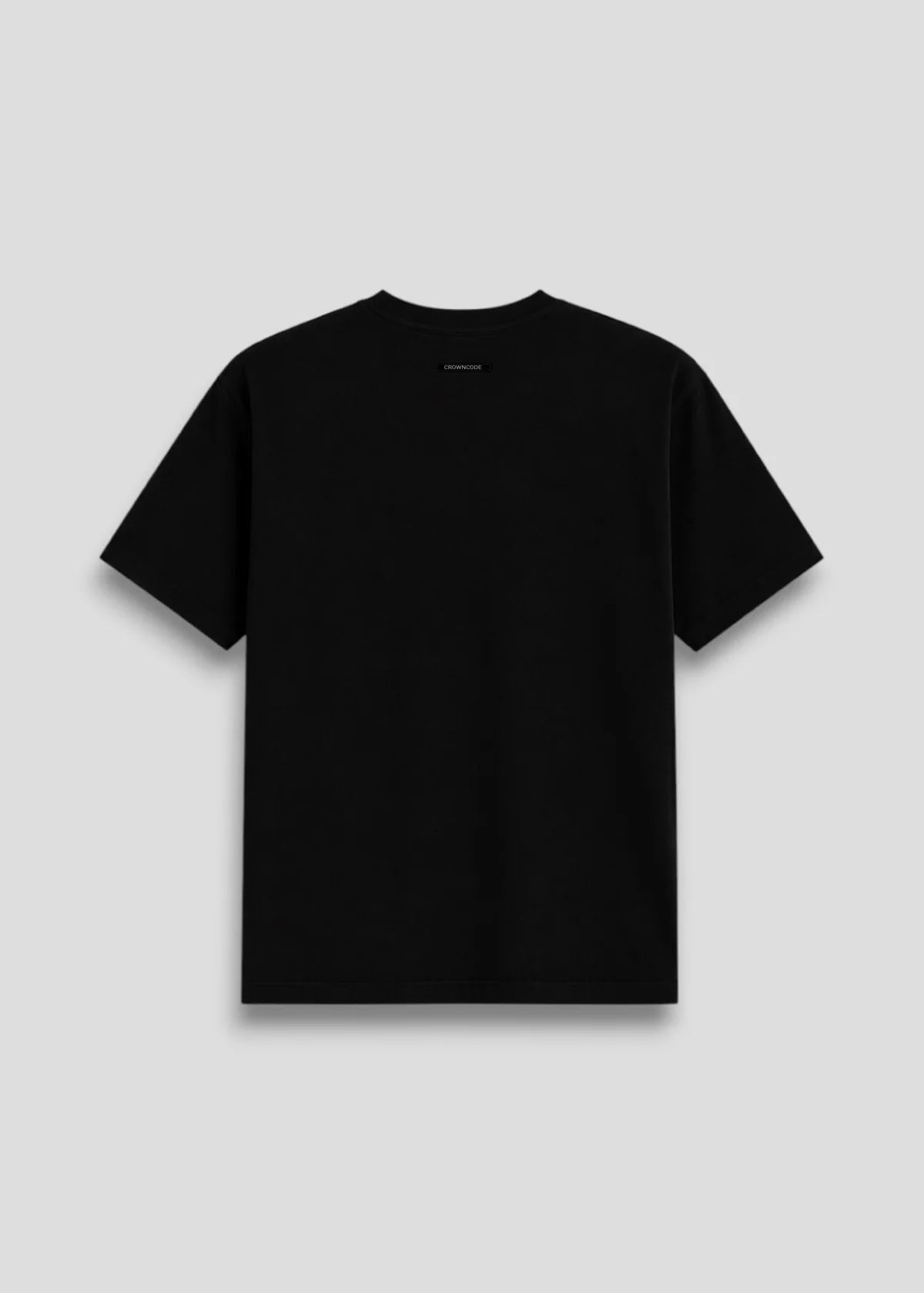 Crowncode Camiseta Regular Fit Básica - Negra