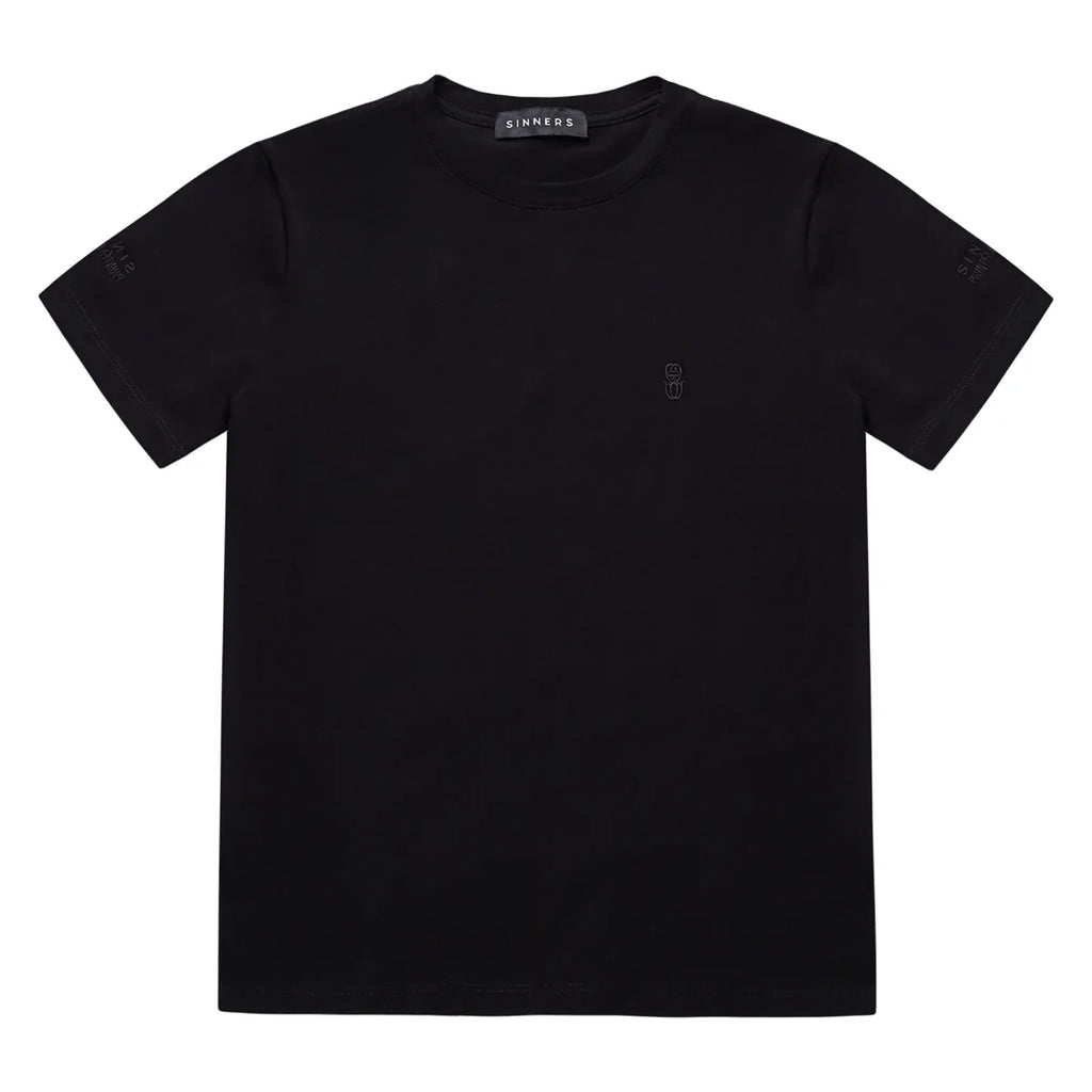 Sinners monogram slim black t-shirt