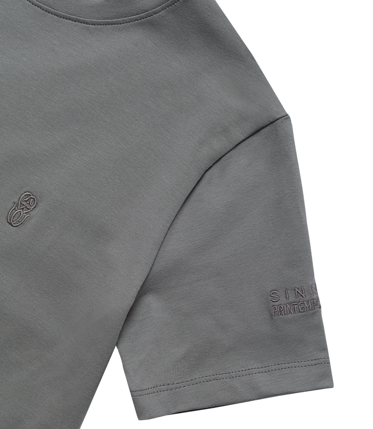 Sinners monogram slim gray t-shirt