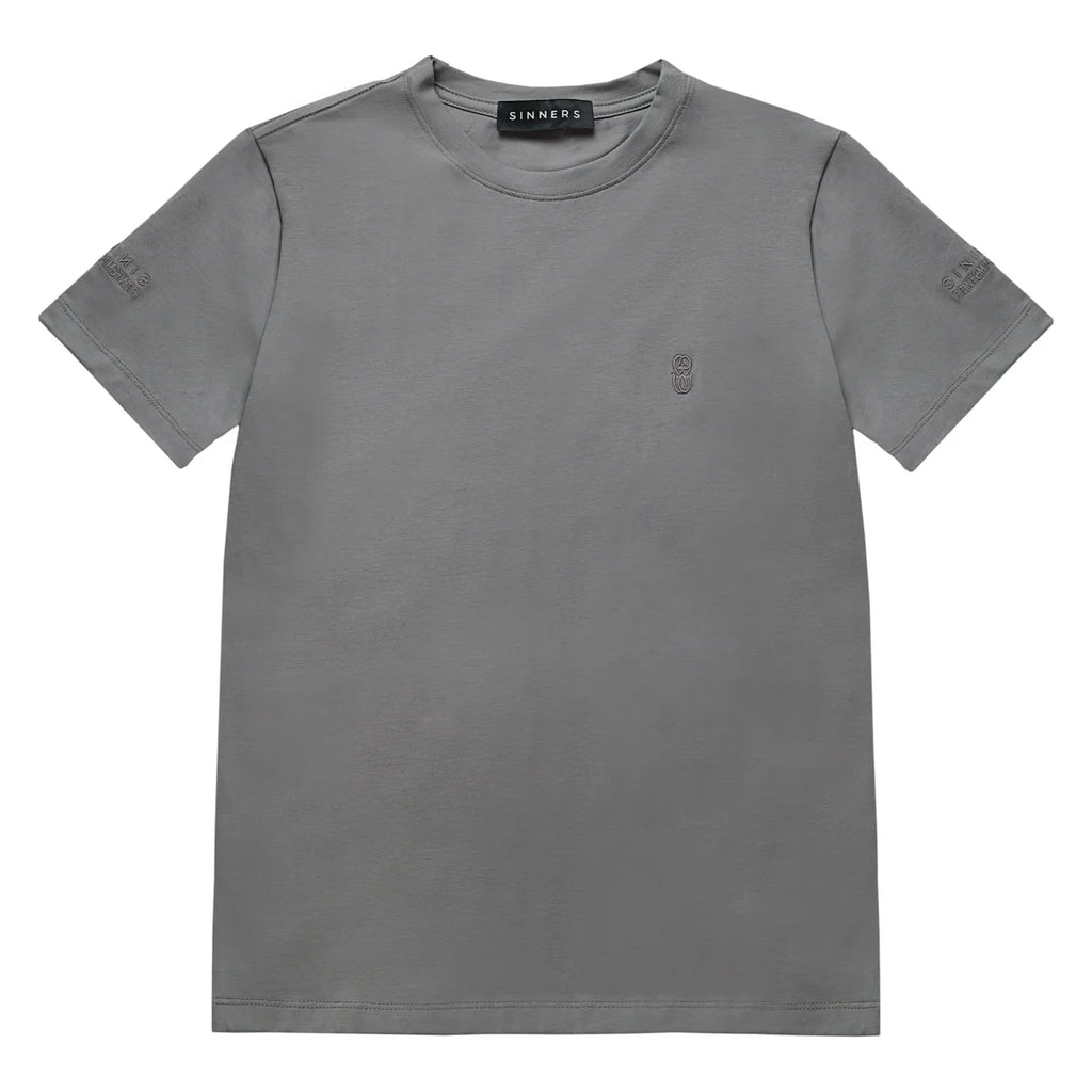 Sinners monogram slim gray t-shirt