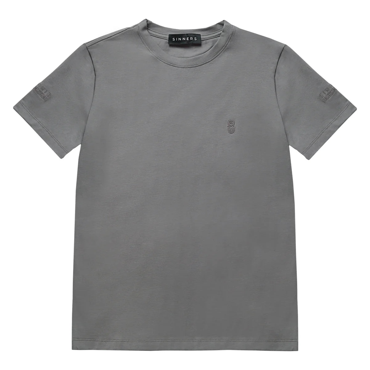 Sinners monogram slim gray t-shirt
