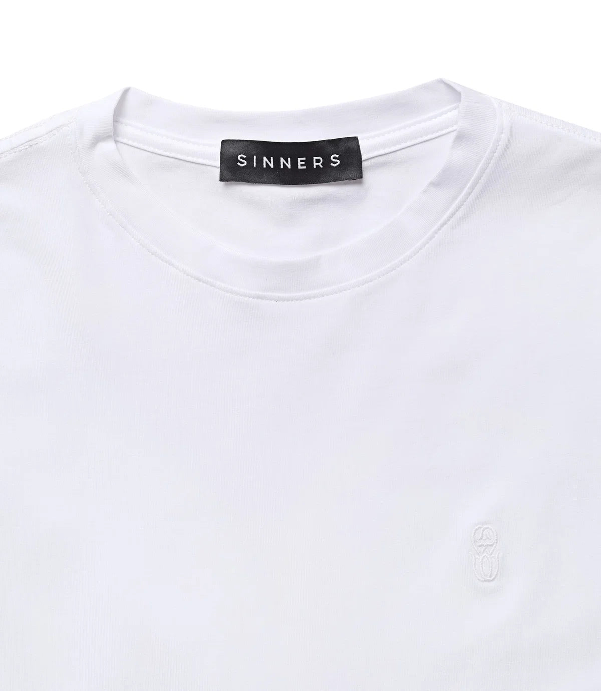 Sinners monogram slim white t-shirt