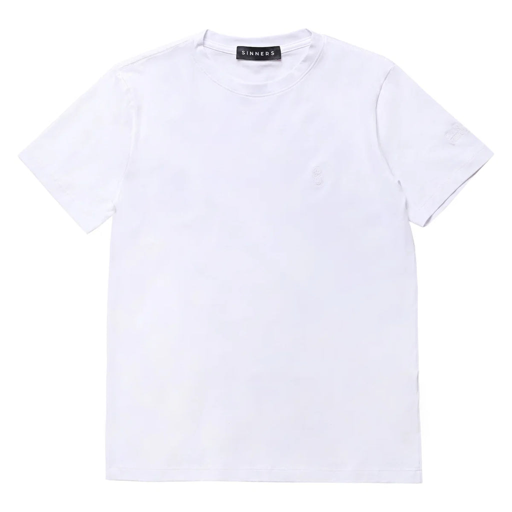 Sinners monogram slim white t-shirt