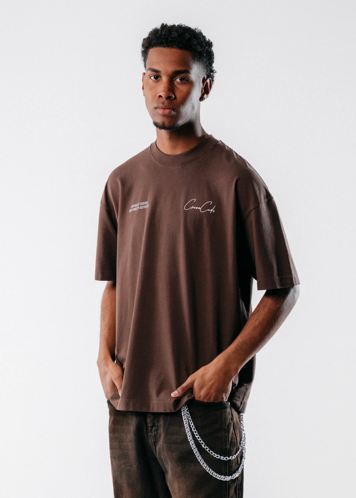 Crowncode camiseta daydream - cafe chocolate