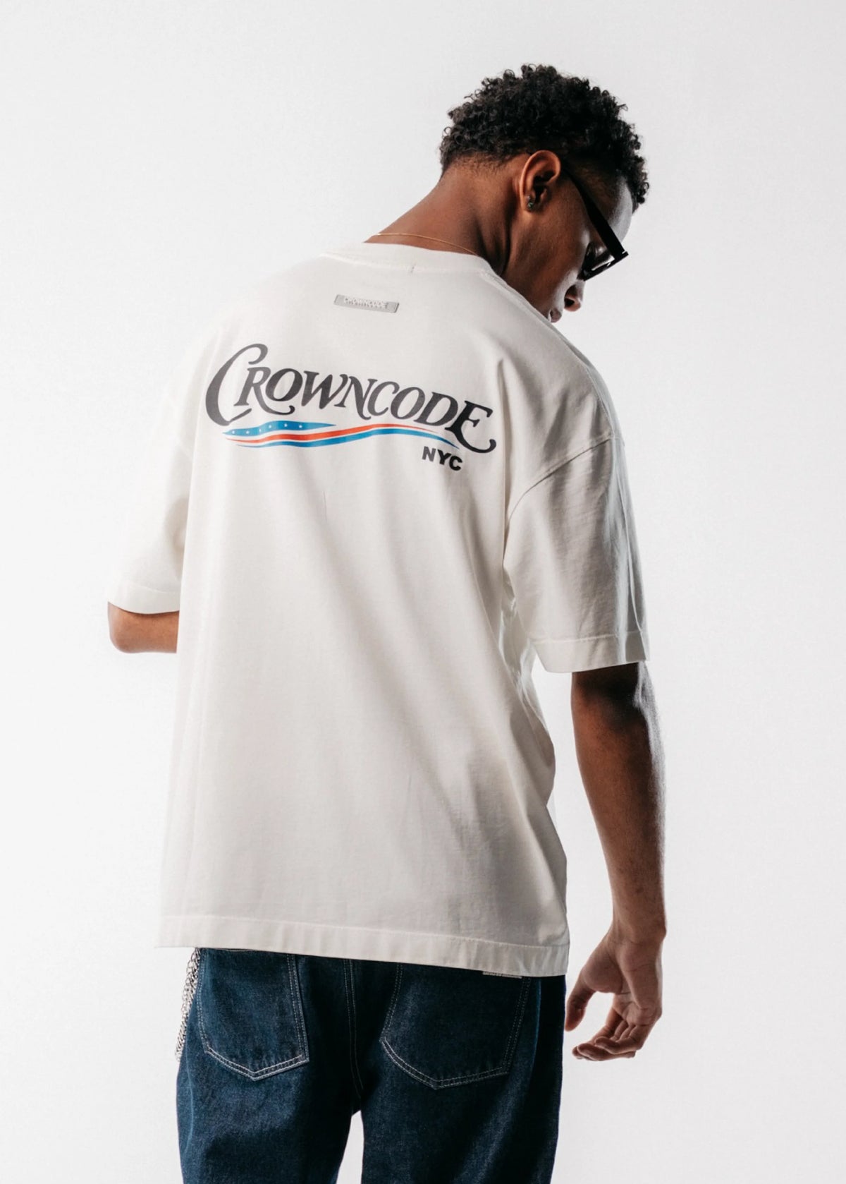 Crowncode camiseta NyC - off white
