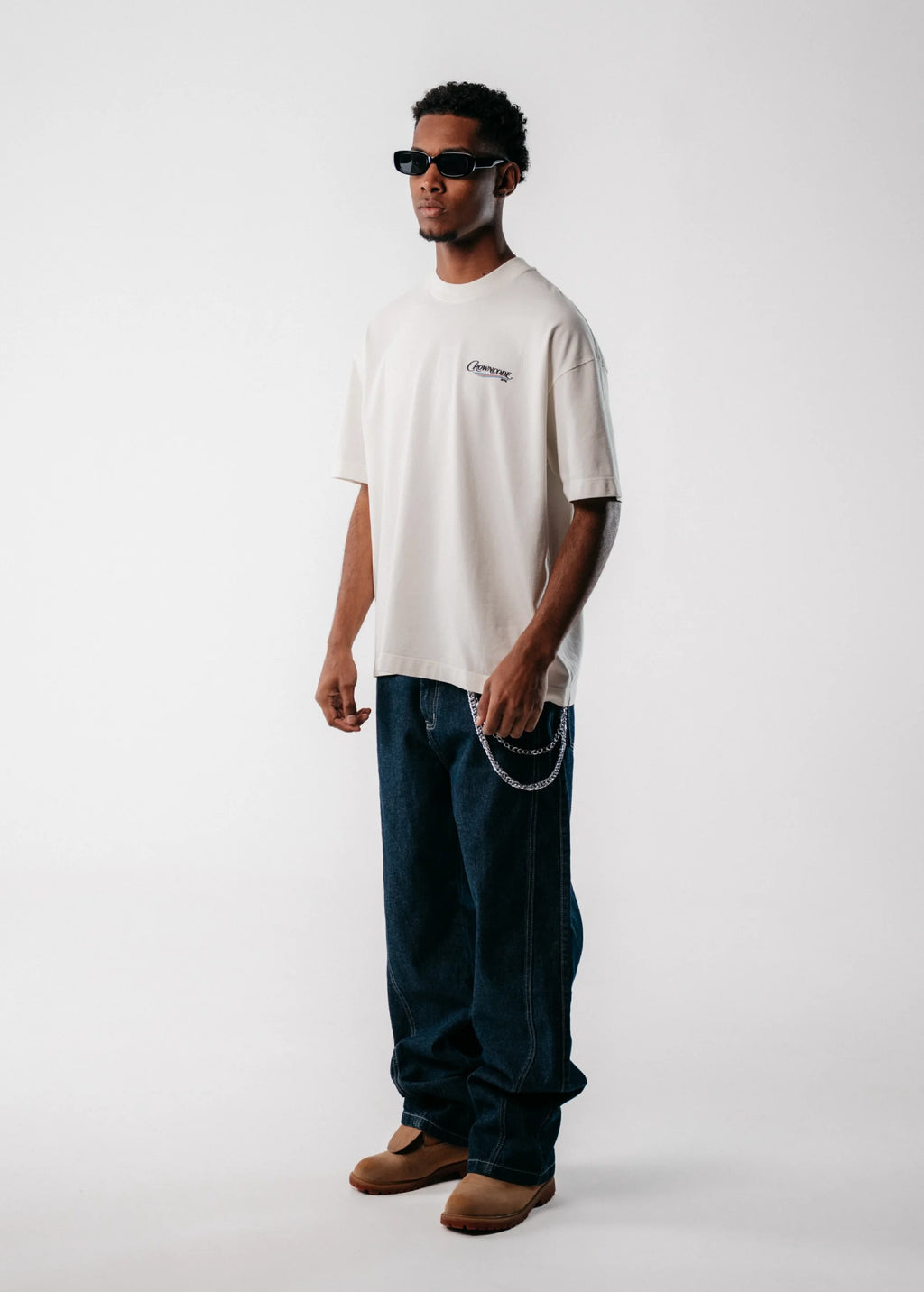 Crowncode camiseta NyC - off white