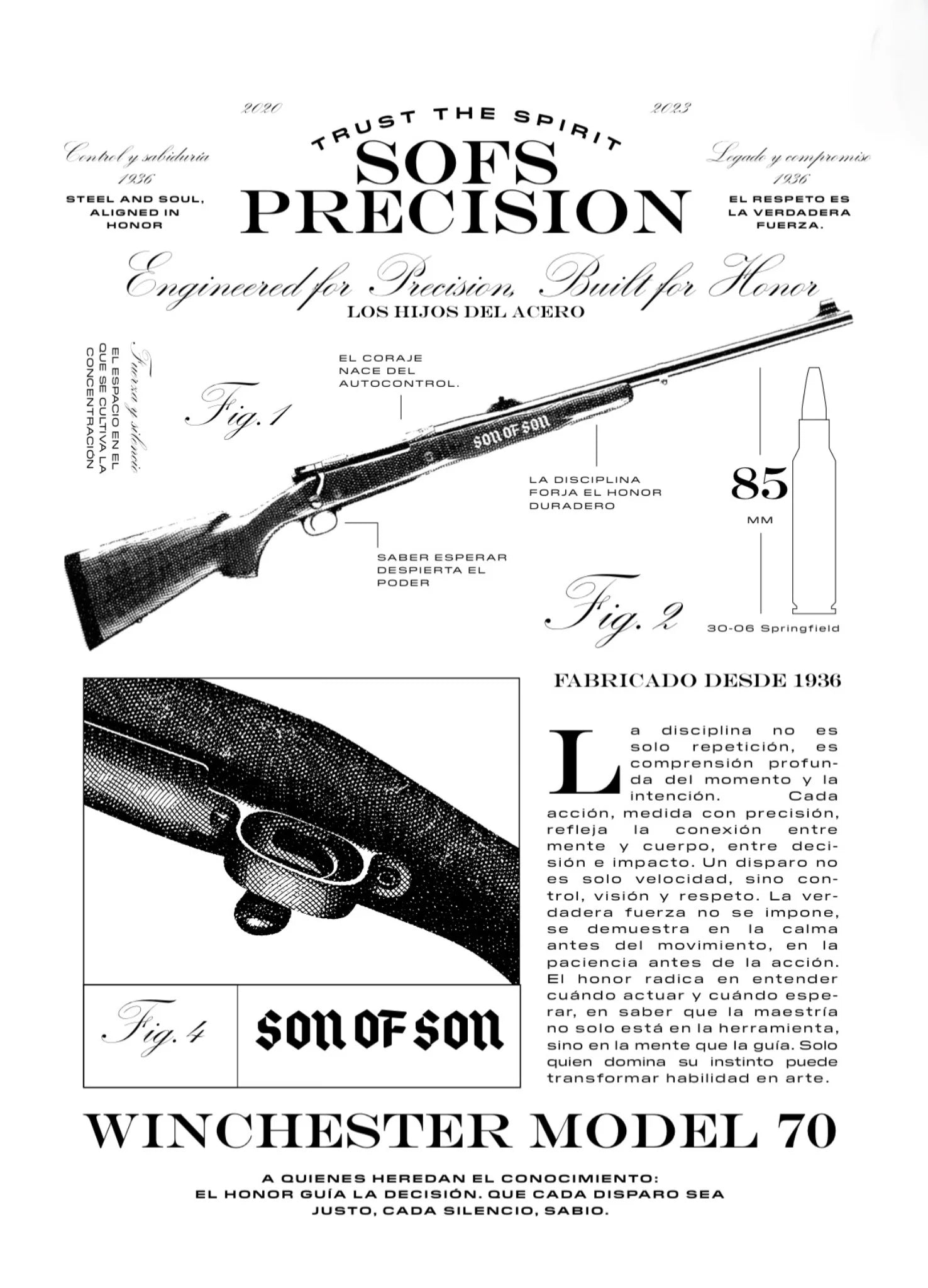 Son Of Son Pieza De Coleccion Winchester T-Shirt OT-116