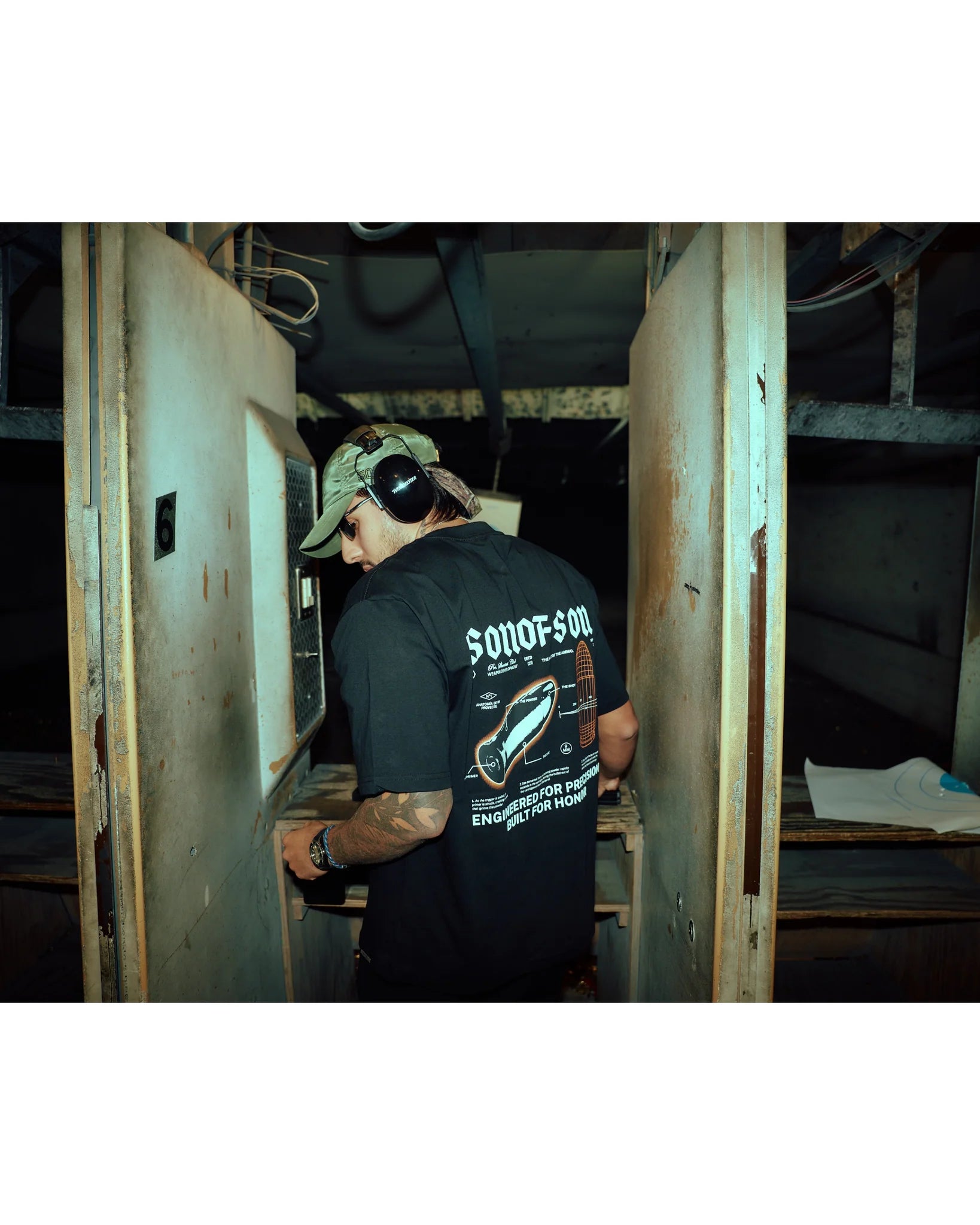 Son Of Son Precision Division – Black Tee OT-114