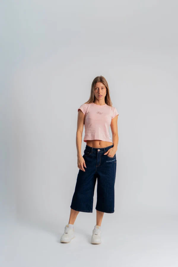 Aurum Pink G&S Slim Baby Tee