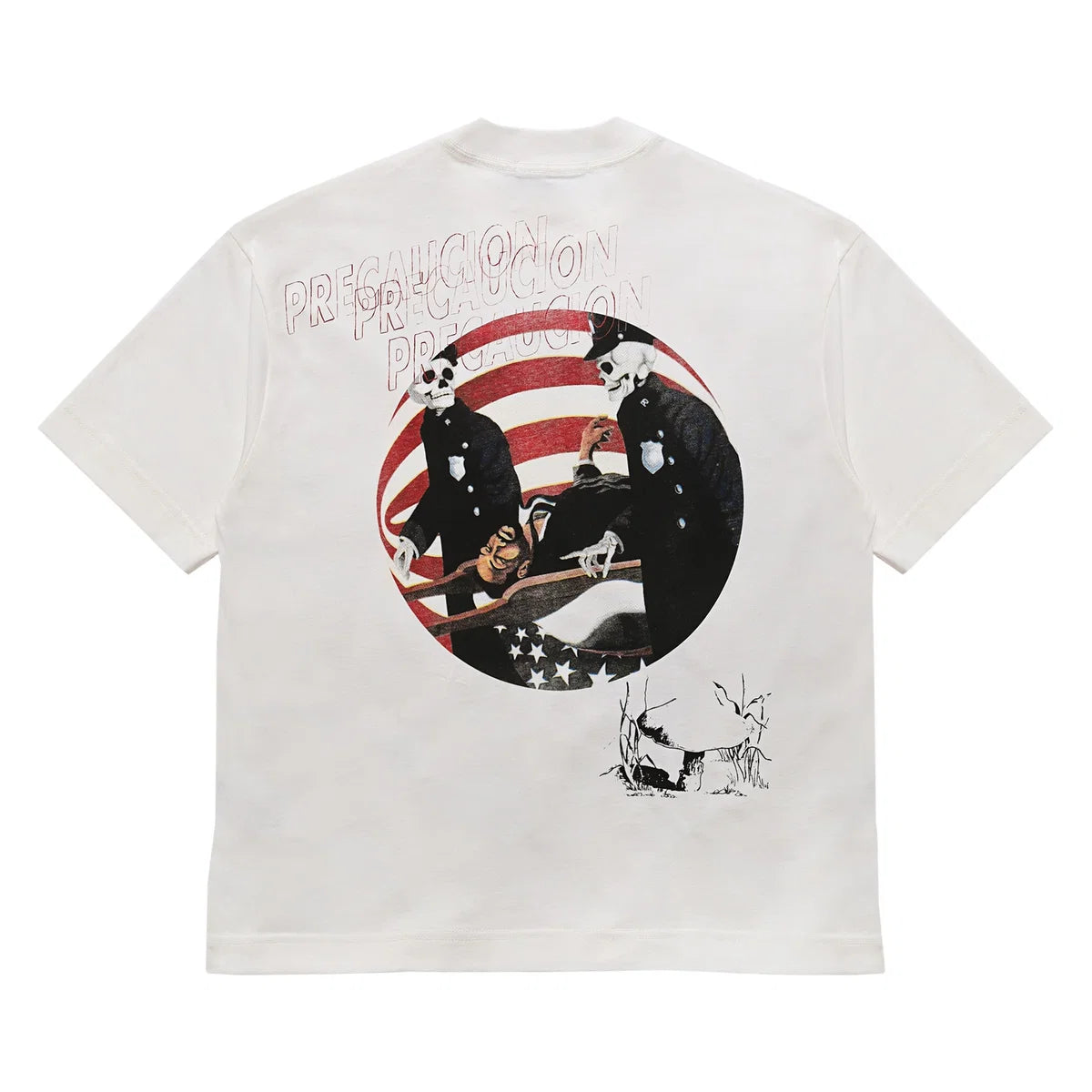 Sinners pre-caucion creme t-shirt