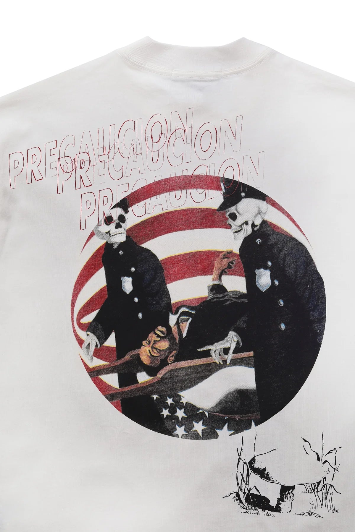 Sinners pre-caucion creme t-shirt