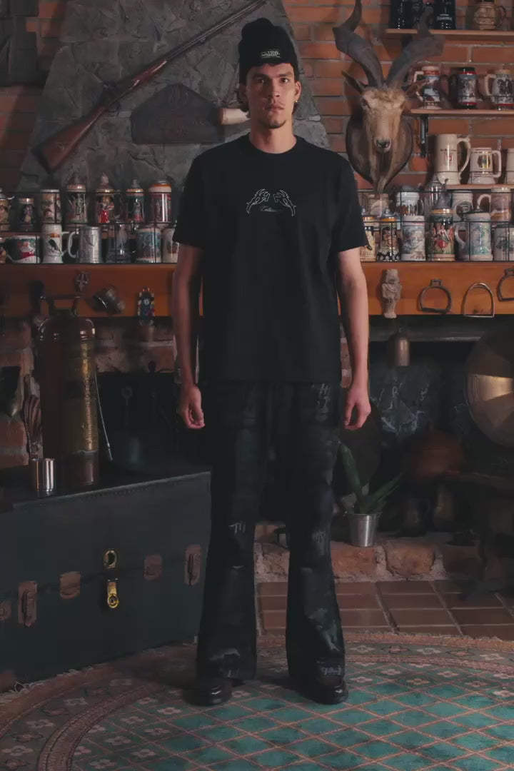Culturewise Camiseta Negra Venado CWQ9-RVENA