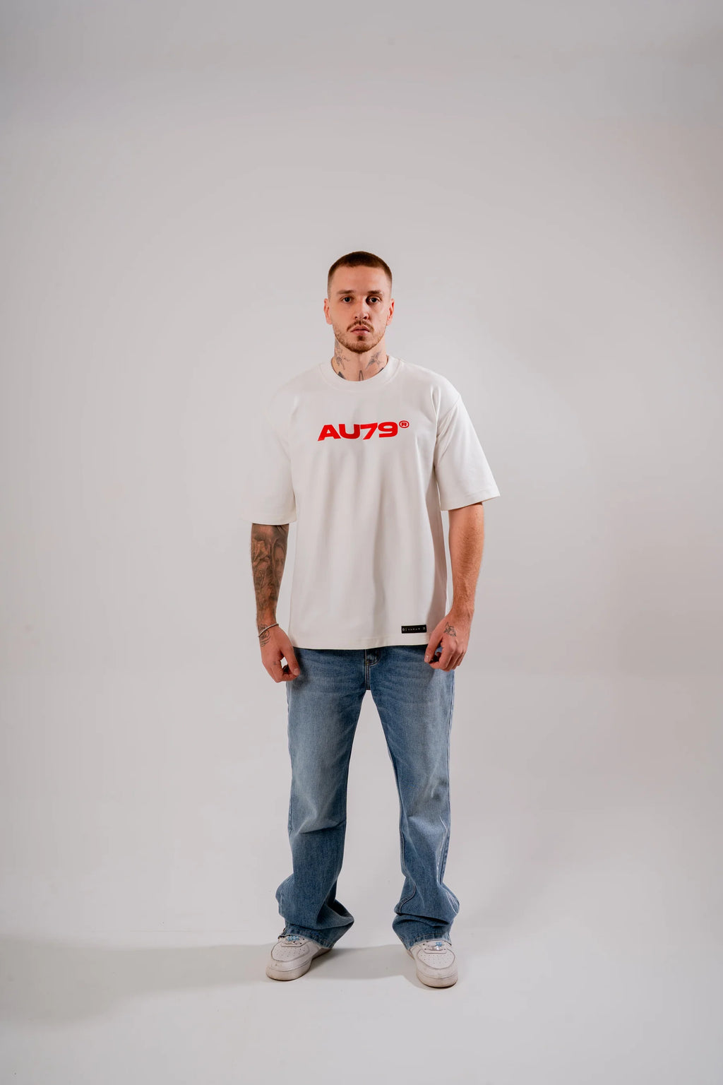 Aurum Red Line Oversized T-Shirt