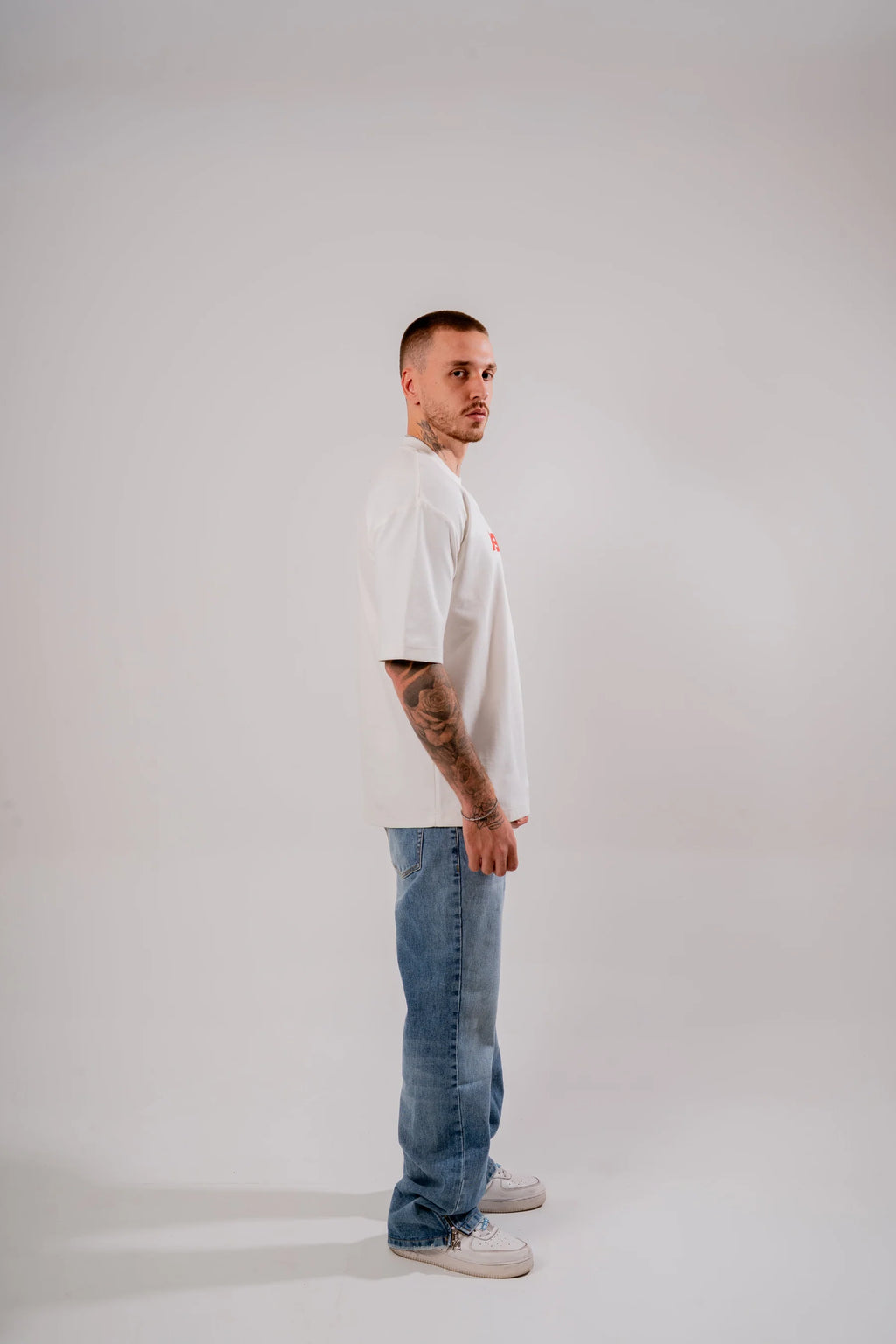 Aurum Red Line Oversized T-Shirt