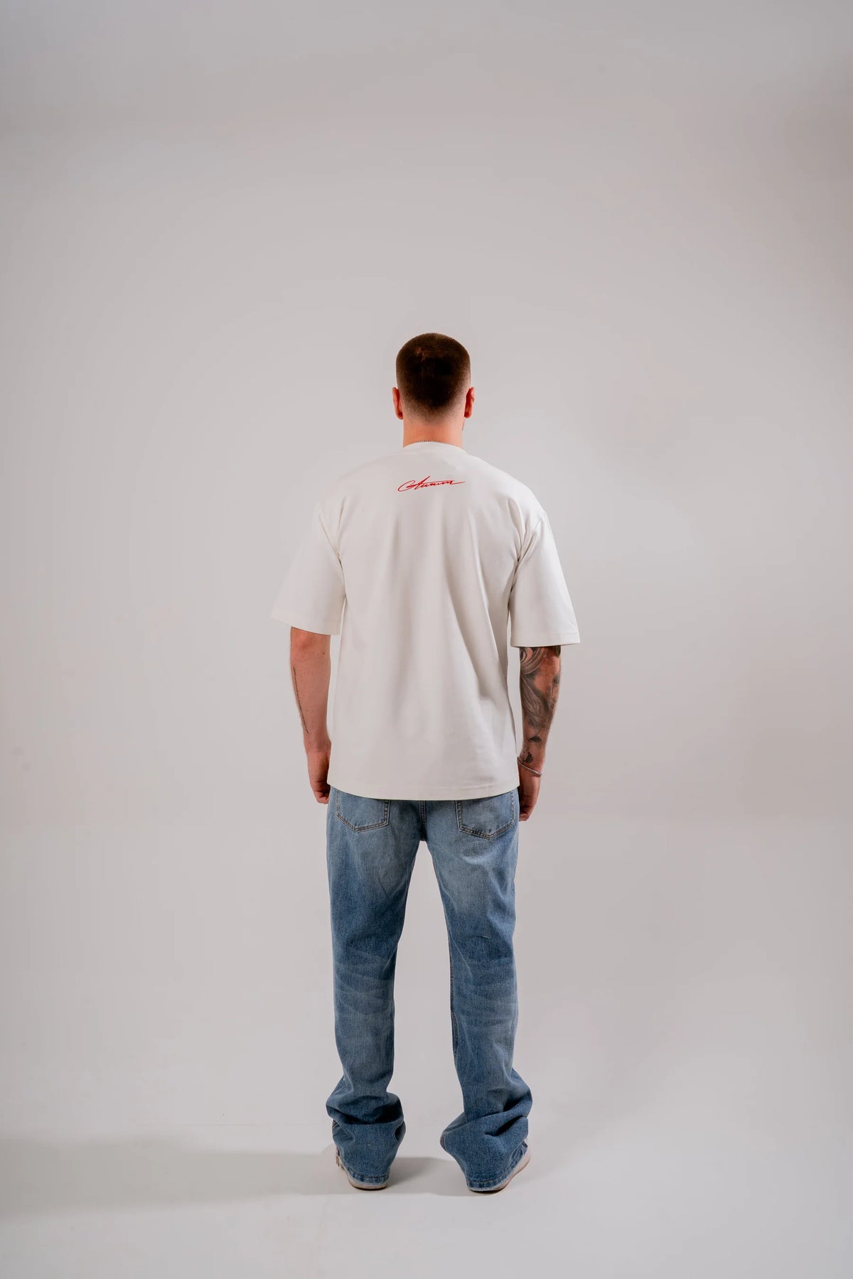 Aurum Red Line Oversized T-Shirt