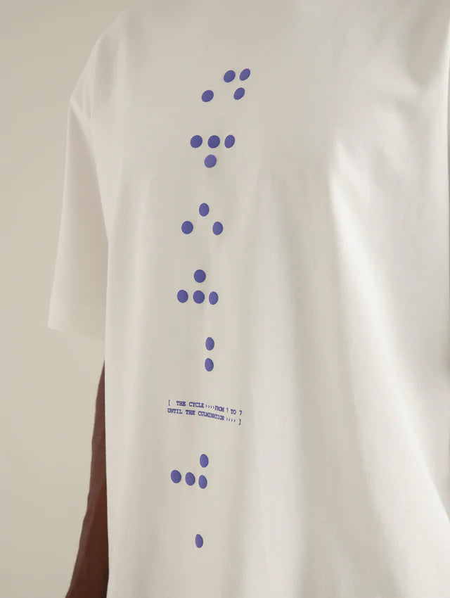 Ap Crown ametist white t-shirt