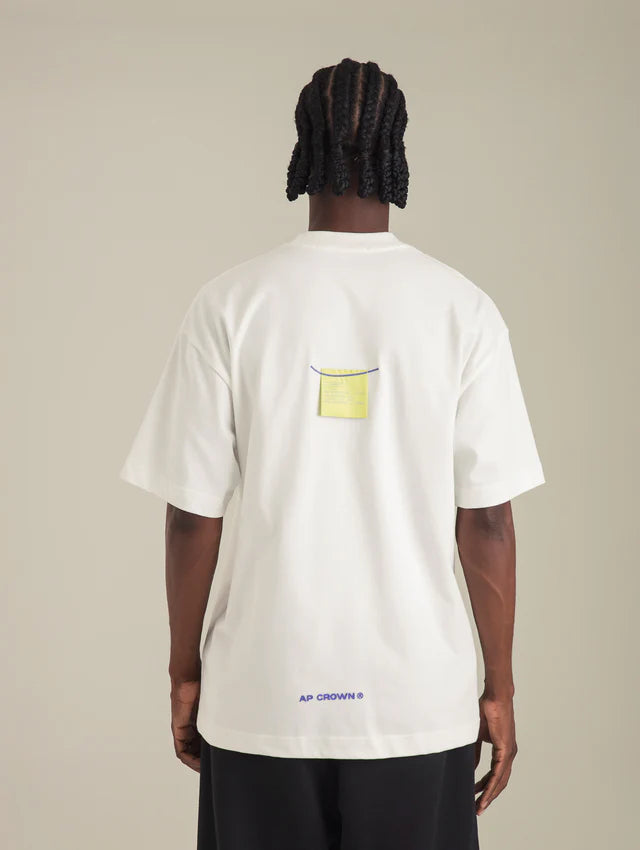 Ap Crown ametist white t-shirt