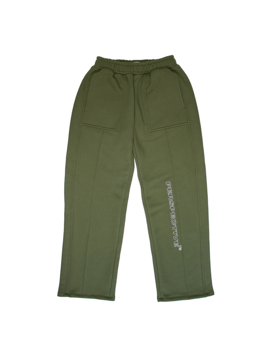 Perspective Unbasic Greenish Sweat Pants 05