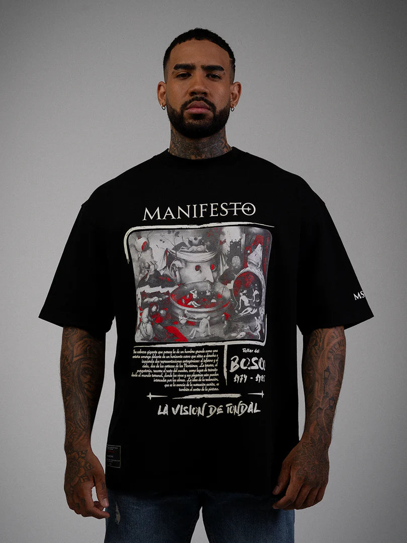 Manifesto camiseta oversize la visión de tondal