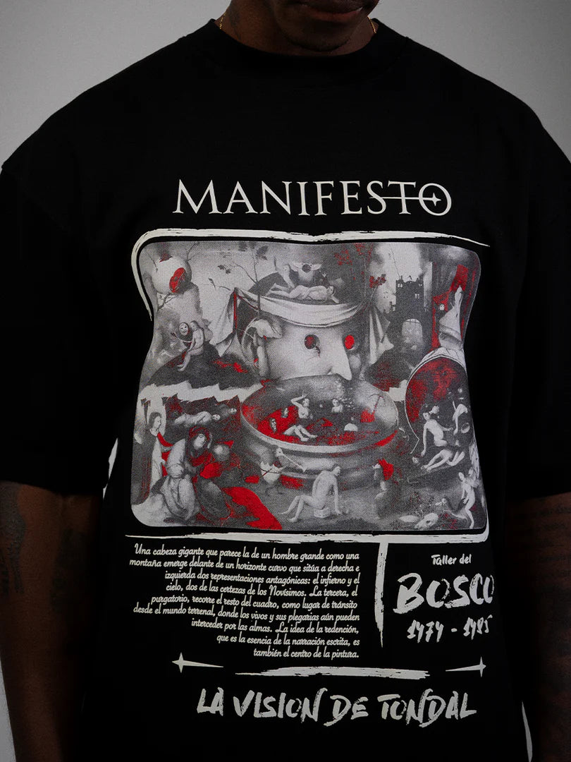 Manifesto camiseta oversize la visión de tondal