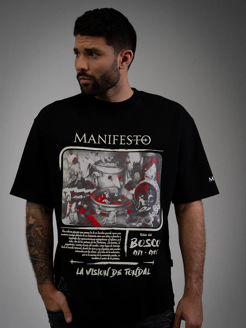 Manifesto camiseta oversize la visión de tondal