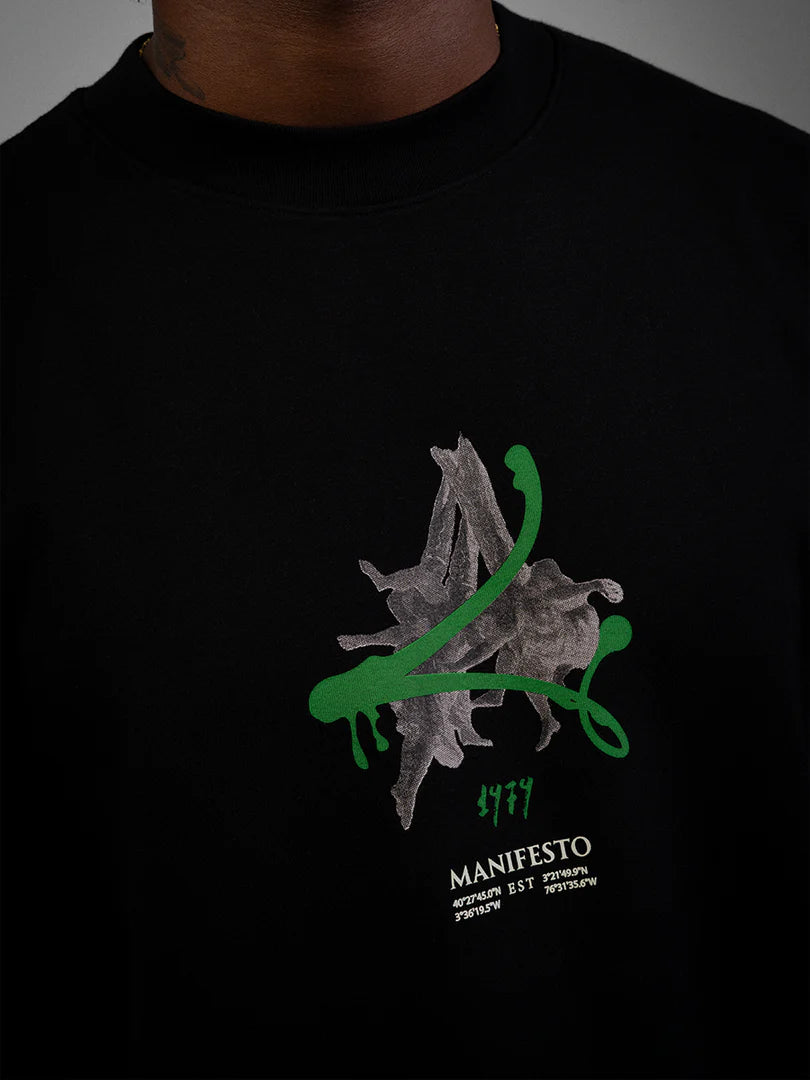 Manifesto camiseta oversize vuelo de brujas