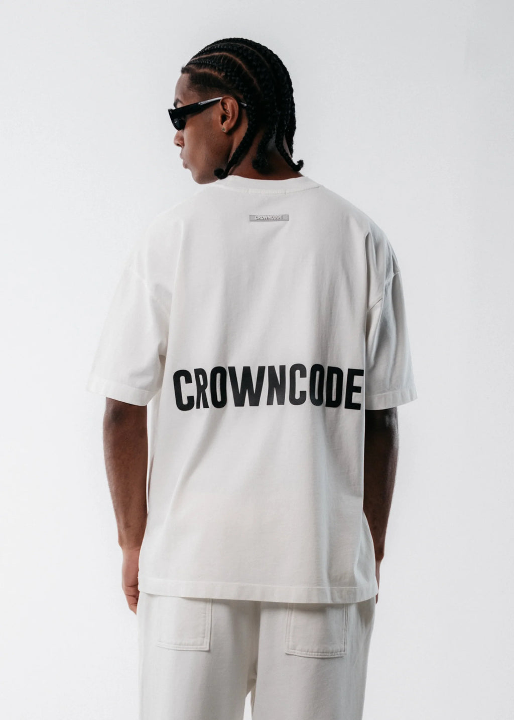 Crowncode Camiseta Icon - Off White