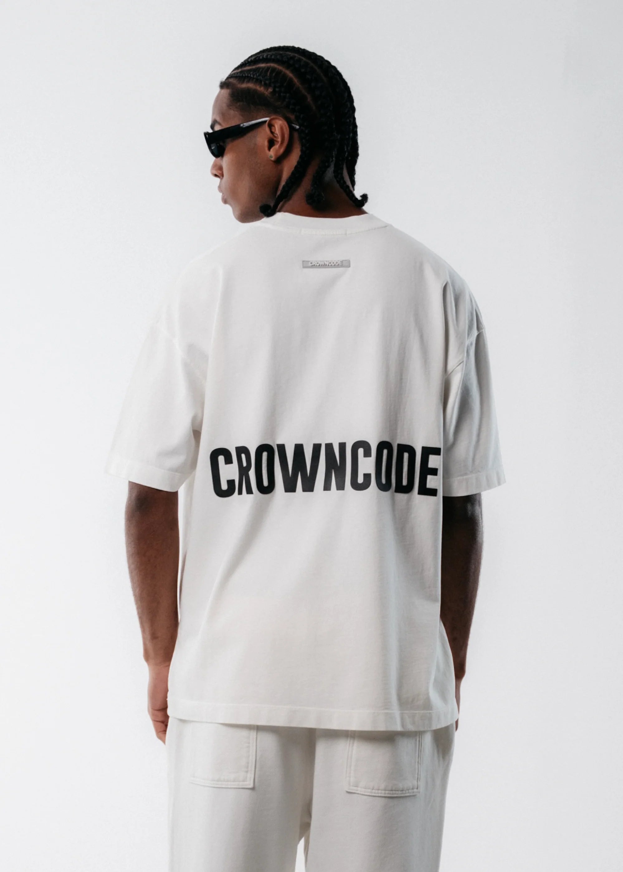 Crowncode Camiseta Icon - Off White