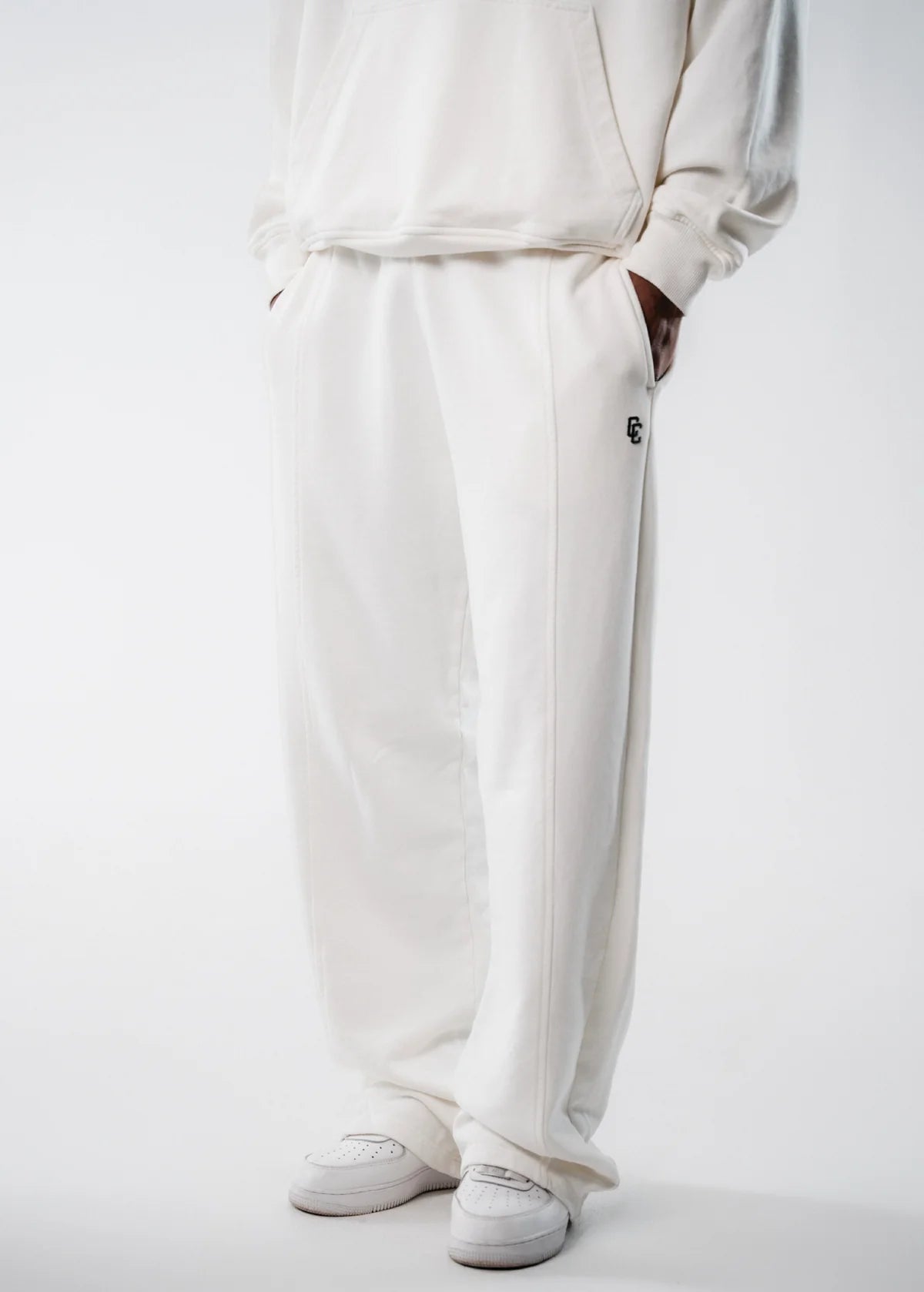Crowncode Jogger Recto Icon - Blanco Off White