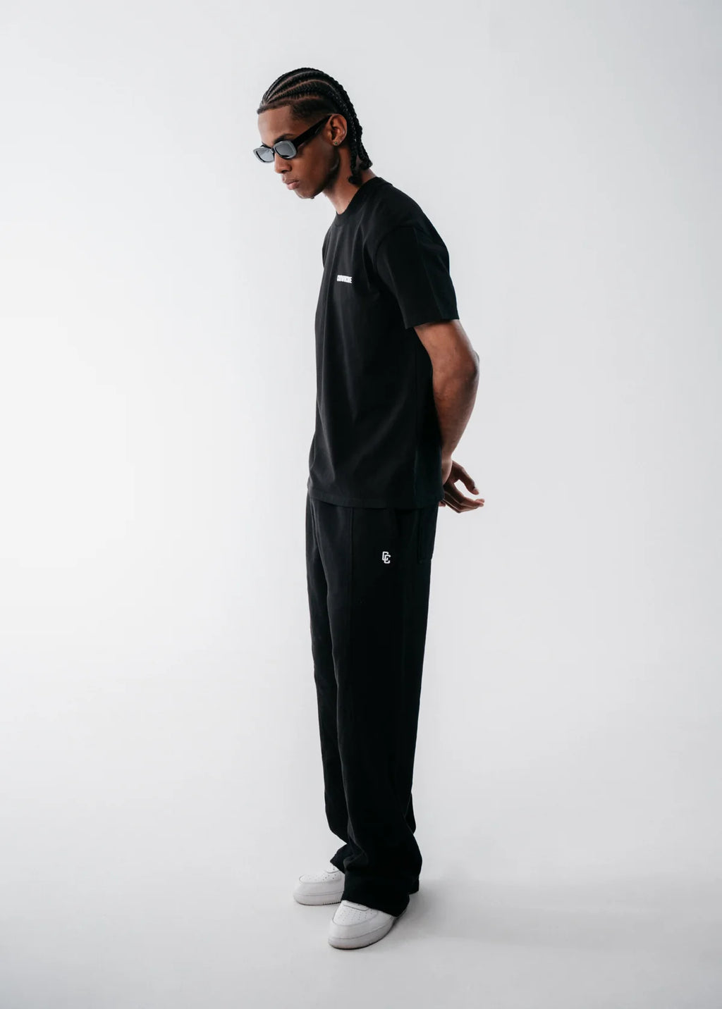 Crowncode Camiseta Regular Fit Básica - Negra