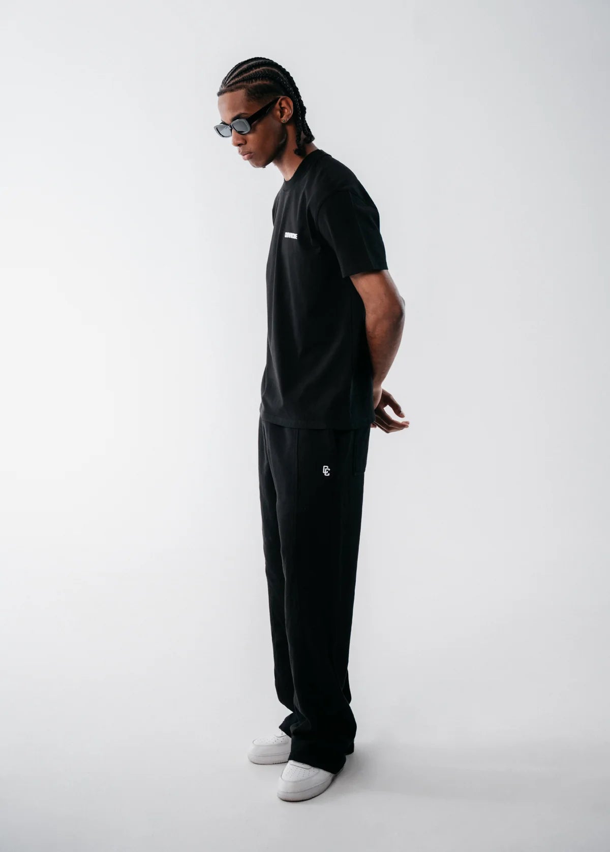 Crowncode Camiseta Regular Fit Básica - Negra