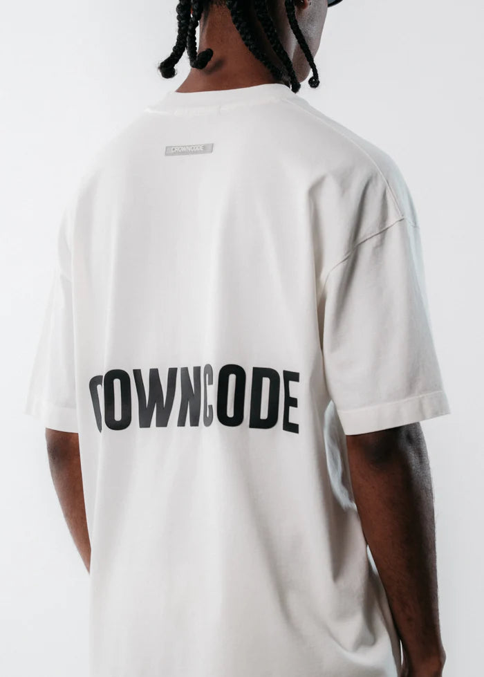 Crowncode Camiseta Icon - Off White