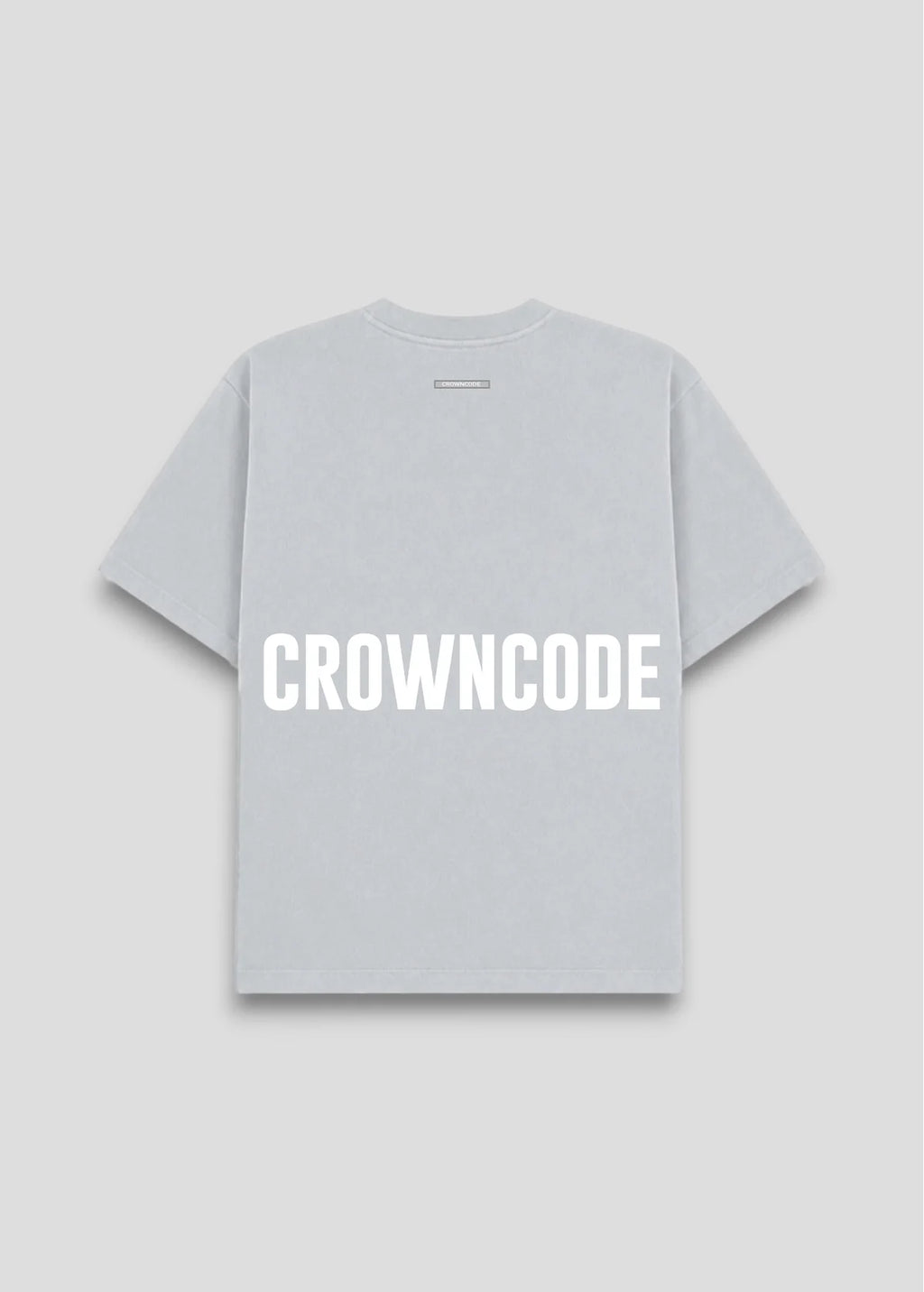 Crowncode Camiseta Icon - Gris Hielo Desgastado