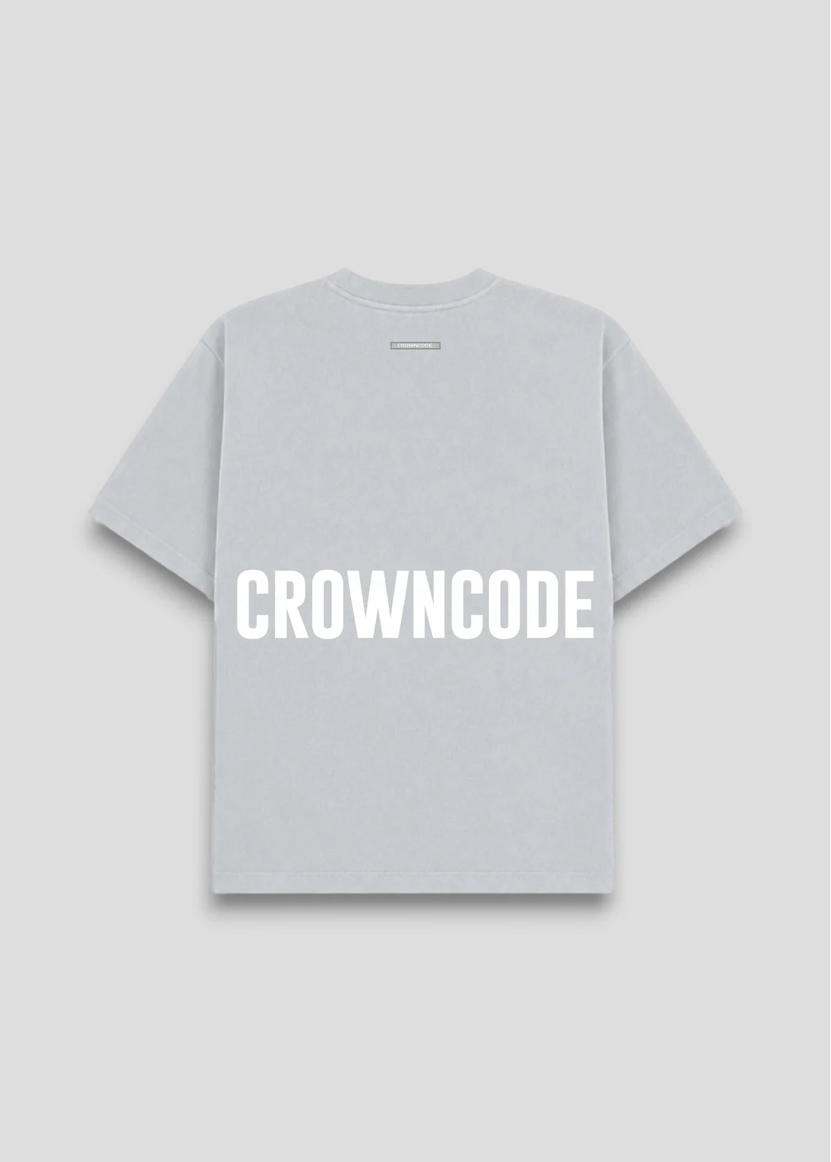 Crowncode Camiseta Icon - Gris Hielo Desgastado