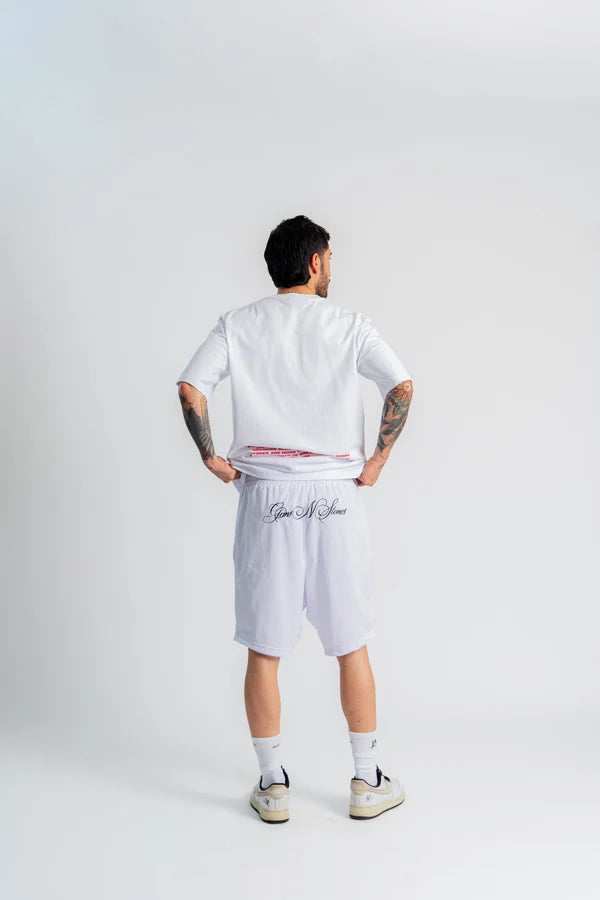 Aurum White Gems Shorts