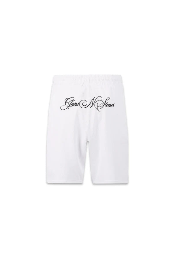 Aurum White Gems Shorts