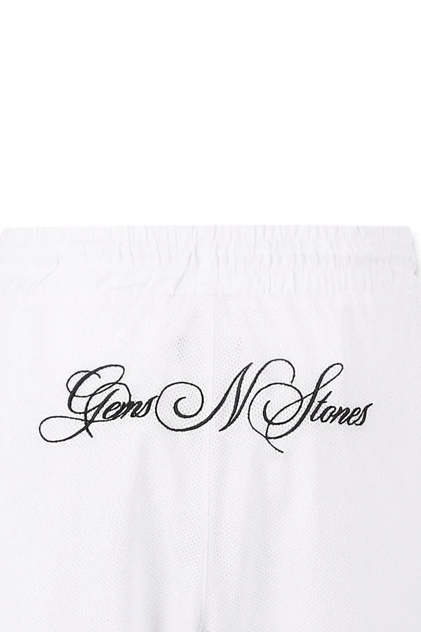 Aurum White Gems Shorts